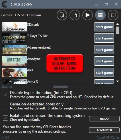 CPUCores :: Maximize Your FPS Steam Altergift 18.26 $