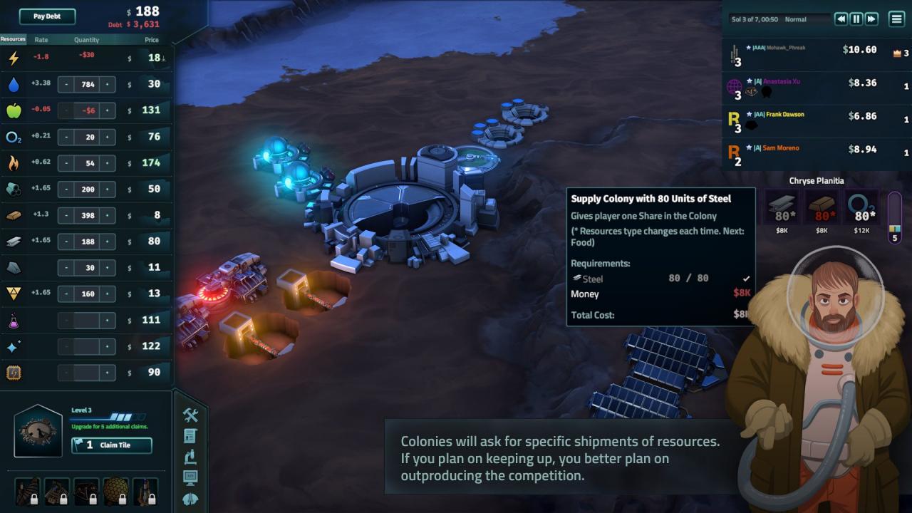 Offworld Trading Company - The Patron and the Patriot DLC Steam CD Key 4.27 $