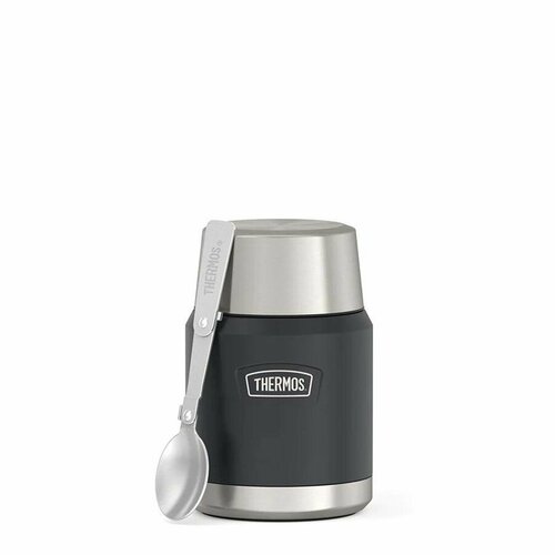 THERMOS 0,47л ICON IS-300, гранит - безупречное качество с 1904 (IS-300 GT) термос для еды с широким горлом фотография