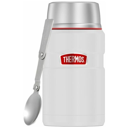 Термос для еды Thermos SK3020 RCMW 0.71л. белыйсерый картонная коробка 384829 фотография