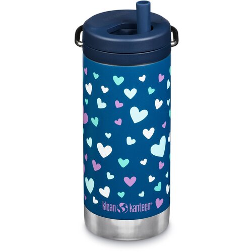 Термокружка Klean Kanteen TKWide Twist Cap 12oz (355 мл) Navy Hearts фотография