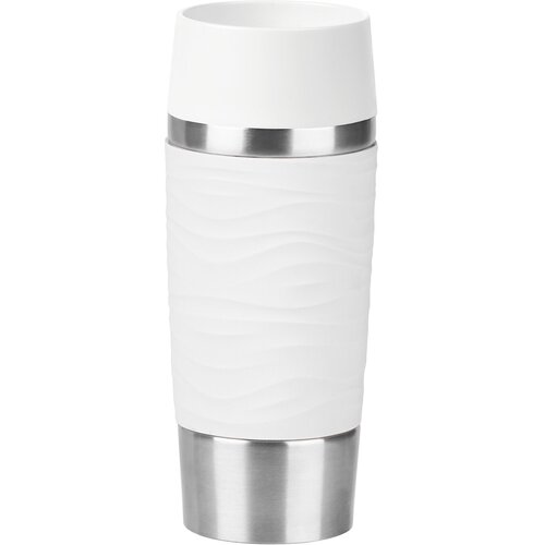 Термокружка EMSA Travel Mug Waves, 0.36 л, белый фотография