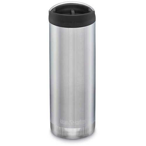 Термокружка Klean Kanteen TKWide Cafe Cap 16oz, 0.47 л, brushed stainless фотография