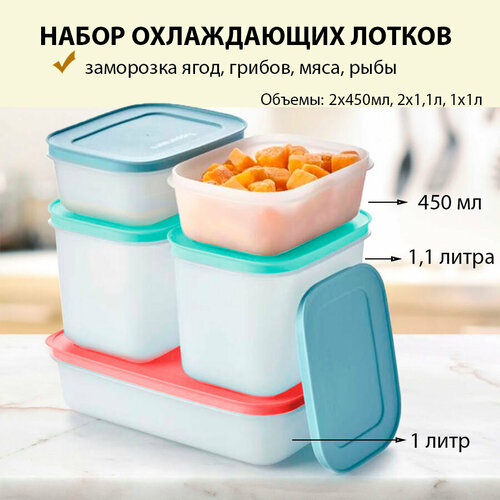 Tupperware Набор охлаждающих лотков цветной фотография