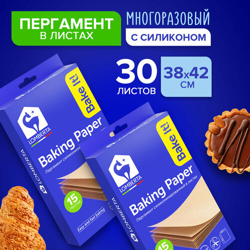 Бумага для выпечки Lomberta, пергамент для запекания, упаковки продуктов фотография