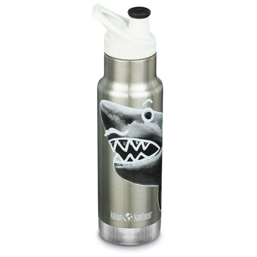 Детская термобутылка Klean Kanteen Insulated Kid Classic Narrow 12oz (355мл) Mr. Shark 1008786 фотография