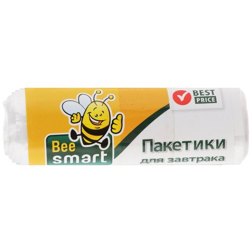 Пакеты для завтрака Bee Smart, 0.3, 6 мкм х 20 см, 2 л, 50 шт. фотография