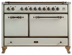 Estufa de la cocina ILVE MCD-120S5-VG Antique white Foto revisión