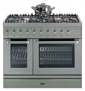 Estufa de la cocina ILVE TD-90FL-MP Stainless-Steel Foto revisión