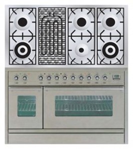 Кухонная плита ILVE PSW-120B-VG Stainless-Steel Фото обзор