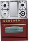 лучшая ILVE PN-90F-MP Red Кухонная плита обзор