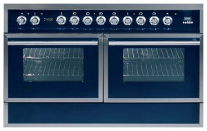 Кухонна плита ILVE QDC-120SW-MP Blue фото огляд