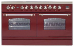 Кухонная плита ILVE PDN-120V-MP Red Фото обзор