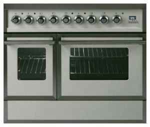 Estufa de la cocina ILVE QDC-90VW-MP Antique white Foto revisión