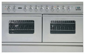 Estufa de la cocina ILVE PDW-120S-MP Stainless-Steel Foto revisión