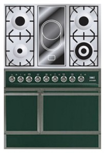 Estufa de la cocina ILVE QDC-90V-MP Green Foto revisión