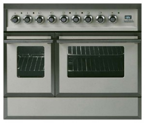 Estufa de la cocina ILVE QDC-90W-MP Antique white Foto revisión