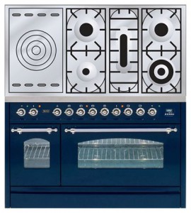 Estufa de la cocina ILVE PN-120S-VG Blue Foto revisión