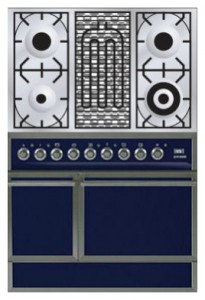 Кухонная плита ILVE QDC-90B-MP Blue Фото обзор