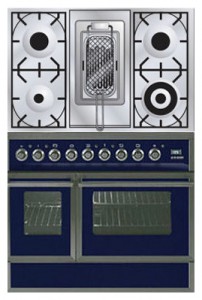 Estufa de la cocina ILVE QDC-90RW-MP Blue Foto revisión
