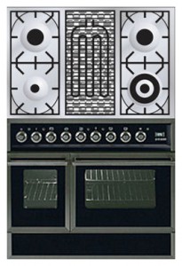 厨房炉灶 ILVE QDC-90BW-MP Matt 照片 评论