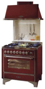 Kitchen Stove ILVE M-90F-VG Red Photo review