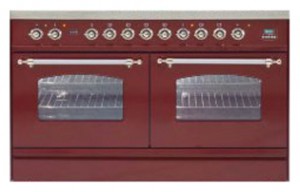 厨房炉灶 ILVE PDN-120FR-MP Red 照片 评论