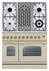 厨房炉灶 ILVE PDN-90B-MP Antique white 照片 评论