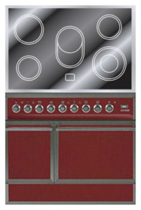 Kitchen Stove ILVE QDCE-90-MP Red Photo review