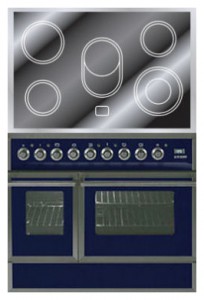 Fogão de Cozinha ILVE QDCE-90W-MP Blue Foto reveja