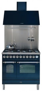厨房炉灶 ILVE PDN-90B-VG Green 照片 评论