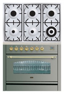 Estufa de la cocina ILVE PN-906-VG Stainless-Steel Foto revisión