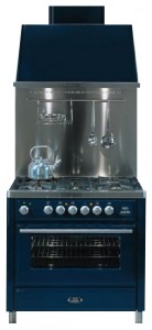 厨房炉灶 ILVE MT-90B-VG Blue 照片 评论