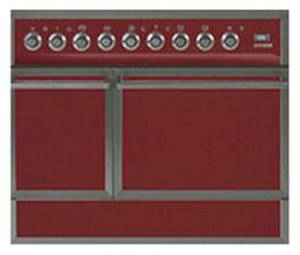 موقد المطبخ ILVE QDC-90R-MP Red صورة فوتوغرافية إعادة النظر