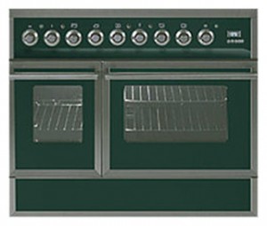 Estufa de la cocina ILVE QDC-90FW-MP Green Foto revisión