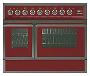 厨房炉灶 ILVE QDC-90FW-MP Red 照片 评论