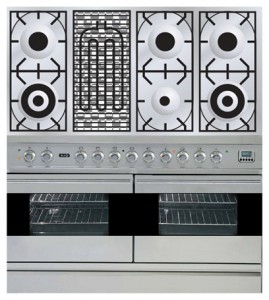 Kitchen Stove ILVE PDF-120B-VG Stainless-Steel Photo review