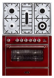 Кухонная плита ILVE M-90PD-MP Red Фото обзор