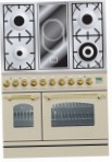 最好 ILVE PDN-90V-MP Antique white 厨房炉灶 评论