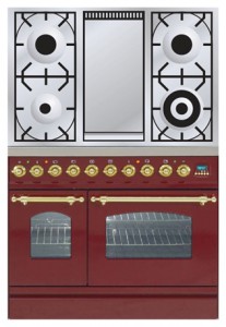 Кухонная плита ILVE PDN-90F-MP Red Фото обзор