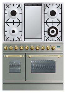 Estufa de la cocina ILVE PDN-90F-MP Stainless-Steel Foto revisión