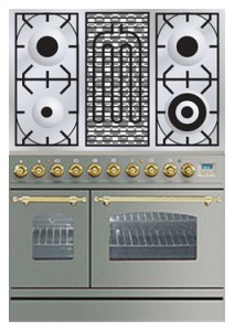 Stufa di Cucina ILVE PDN-90B-MP Stainless-Steel Foto recensione