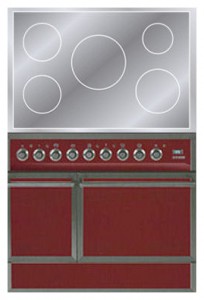 Kitchen Stove ILVE QDCI-90-MP Red Photo review