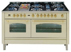 Кухонная плита ILVE PN-150F-VG Antique white Фото обзор