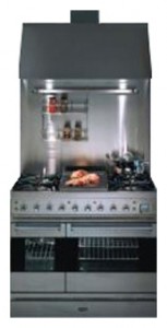 Fogão de Cozinha ILVE PD-90RL-MP Stainless-Steel Foto reveja