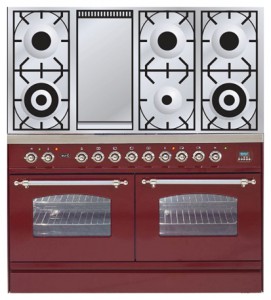 Кухонная плита ILVE PDN-120F-VG Red Фото обзор