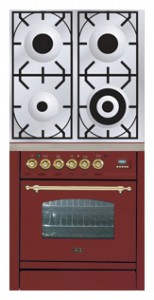 Kitchen Stove ILVE PN-70-VG Red Photo review
