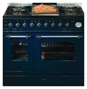 厨房炉灶 ILVE PD-906N-VG Green 照片 评论