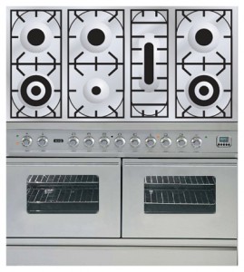 Estufa de la cocina ILVE PDW-1207-VG Stainless-Steel Foto revisión