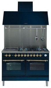厨房炉灶 ILVE PDN-120V-VG Green 照片 评论